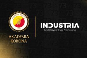 INDUSTRIA sponsorem Akademii Korona - logotypy