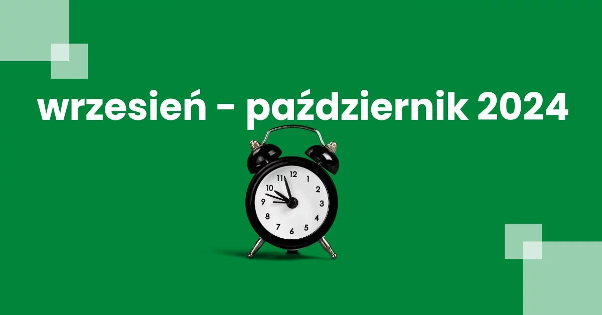 Kalendarz wydarzeń wrzesień-październik 2024