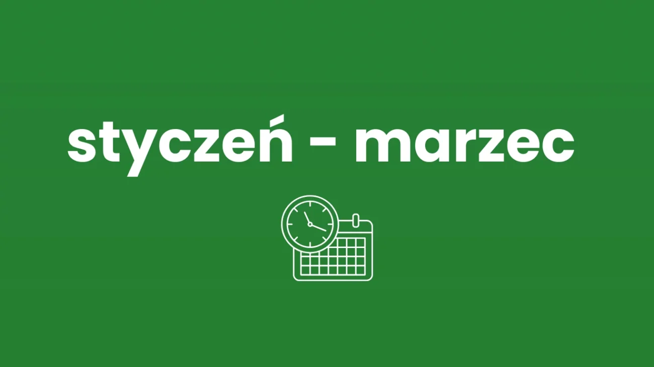 Kalendarz wydarzeń styczeń – marzec 2025