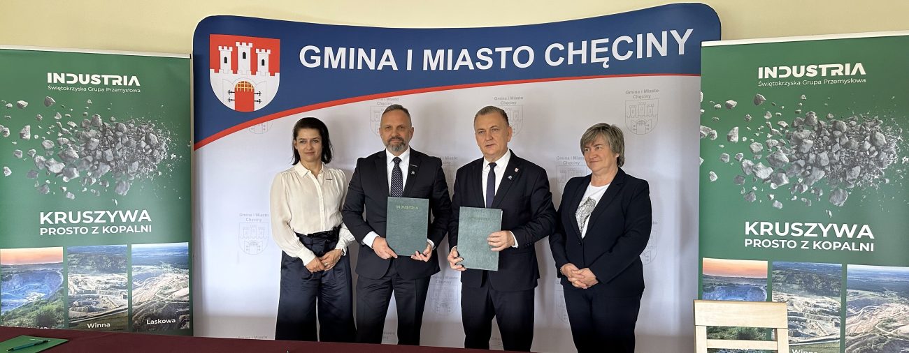 ŚGP INDUSTRIA i Gmina Chęciny podpisały umowę na modernizację ujęcia wody dla mieszkańców gminy