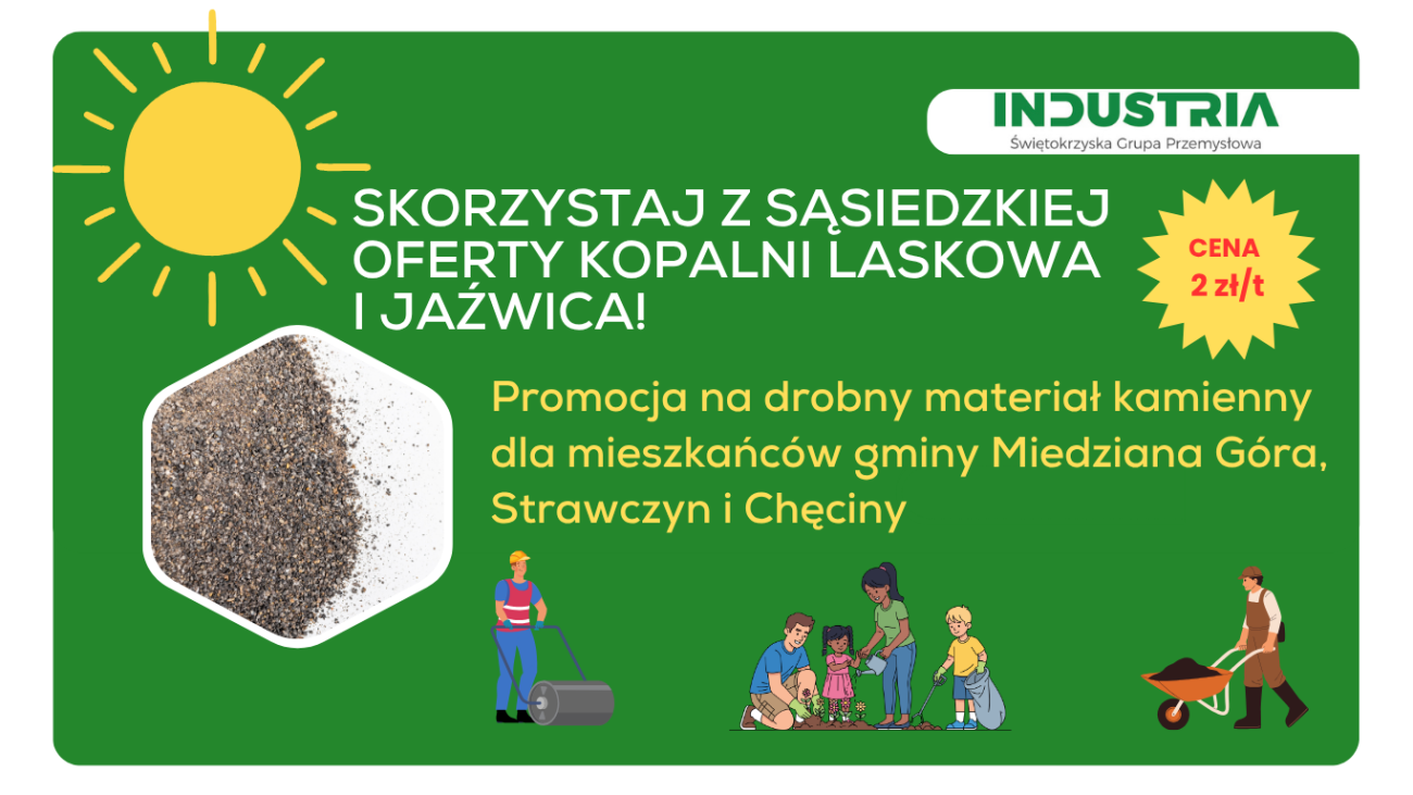 Promocja dla sąsiadów kopalń Laskowa i Jaźwica – teraz bezterminowo!